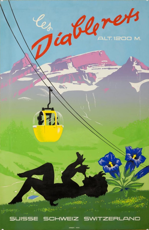 Diablerets Swiss Travel Poster.jpg  Print